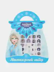 Фиолетовый подарочный набор первоклассника для девочки, 12 предметов, Холодное сердце
