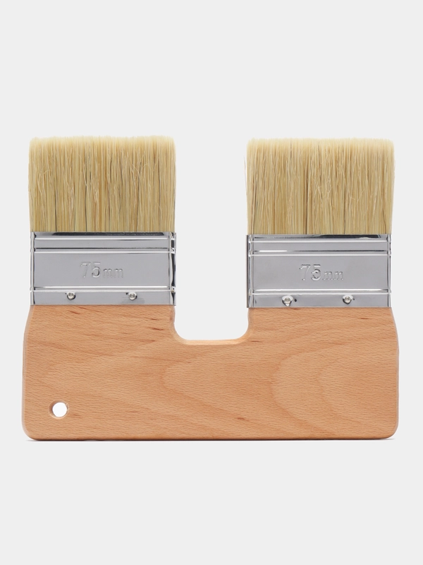 Кисть декоративная с натуральной щетиной двойная STMDECOR WT425A