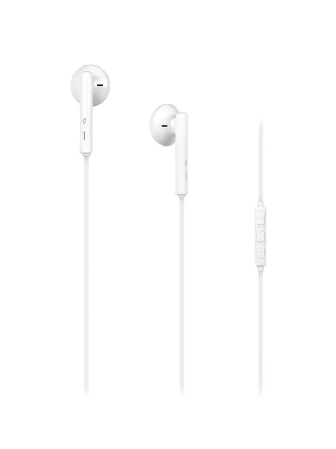Белый наушники-вкладыши TTEC Rio 2 USB-C Stereo In-Ear Headset с микрофоном. Цвет: белый