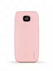 Розовый внешний аккумулятор TTEC ChargeUp LCD 20000mAh Powerbank. Цвет: розовый