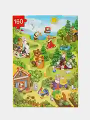 Горчичный детский пазл, Puzzle Time, 160 деталей, размер 24 *34 см