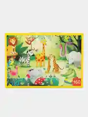 Желтый детский пазл, Puzzle Time, 160 деталей, размер 24 *34 см