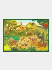 Зеленый детский пазл, Puzzle Time, 260 деталей