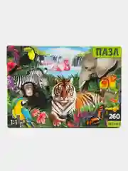 Лесной зеленый детский пазл, Puzzle Time, 260 деталей