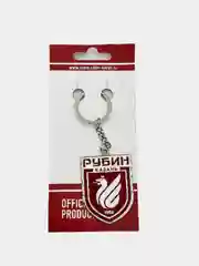 Бордовый брелок металлический ФК Рубин