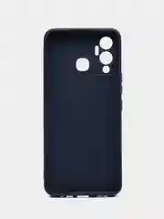 Синий чехол силиконовый на Infinix Hot 12 Play (Инфиникс Хот 12 Плей)