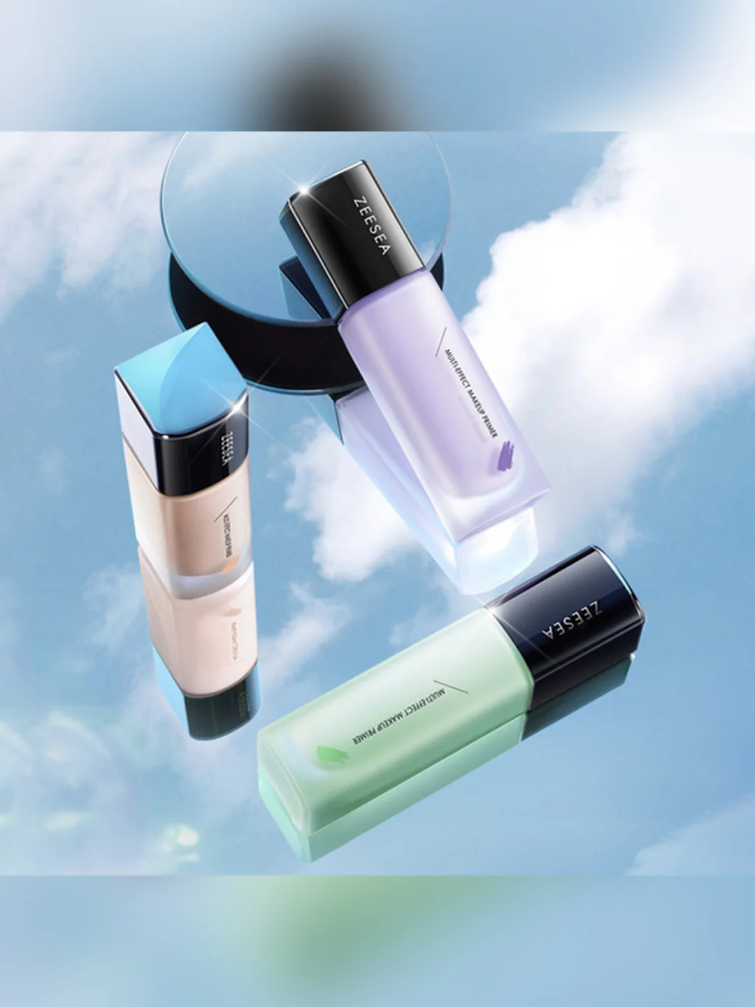 ZEESEA Праймер для лица Multi-effect make-up primer тон Purple / лиловый