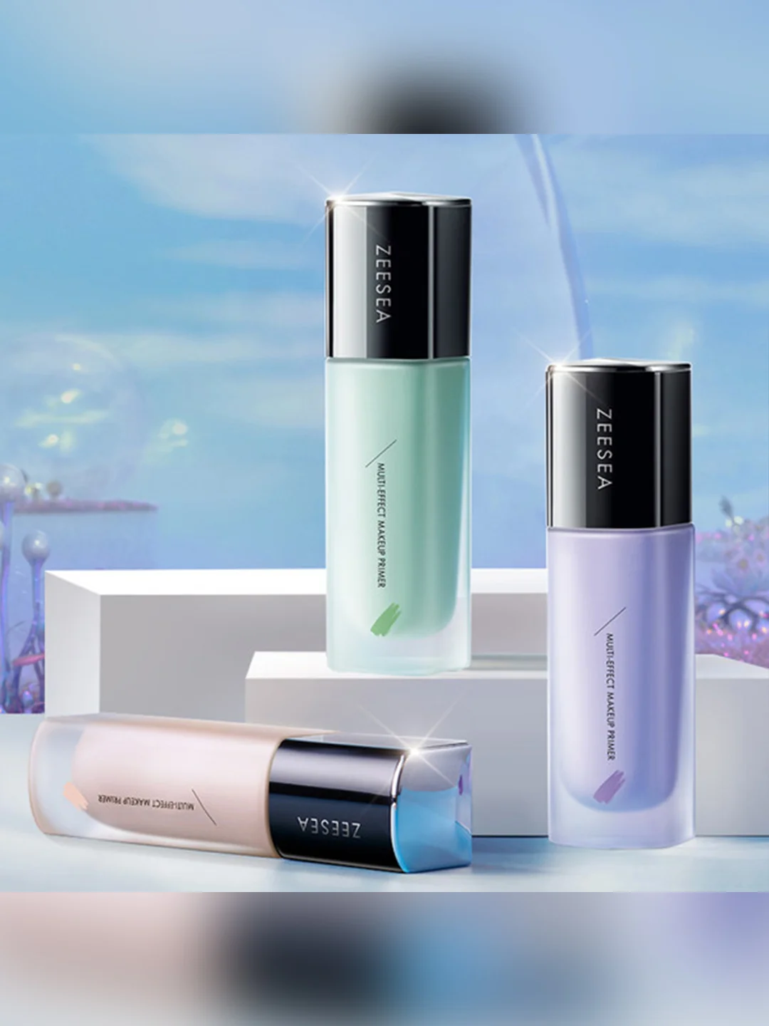 ZEESEA Праймер для лица Multi-effect make-up primer тон Purple / лиловый