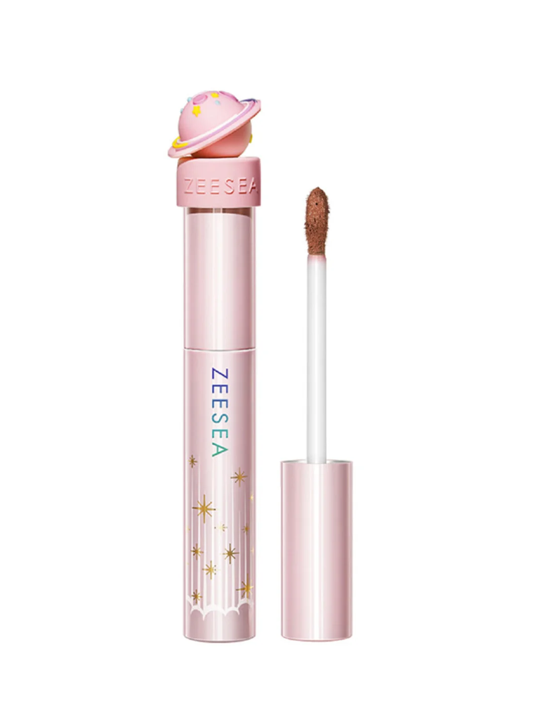 ZEESEA Помада для губ жидкая Interstellar discovery velvet lip cream тон X04, 2 г