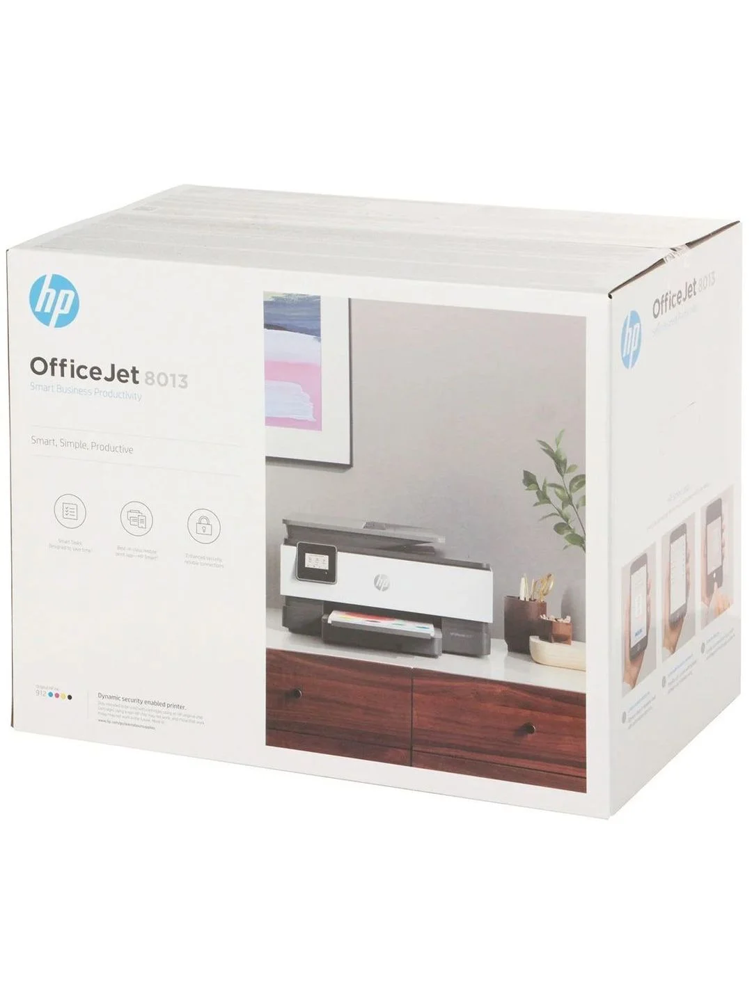 Белый мфу струйный цветной HP OfficeJet 8013 А4, с Wi-Fi, 3в1 печать, копир, сканер