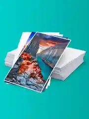 Белый фотобумага глянцевая формат А6 10x15, 50 листов, плотность 230г/м2, SOK