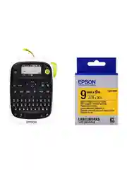 Белый принтер ленточный портативный для маркировки EPSON LabelWorks LW400 USB белый