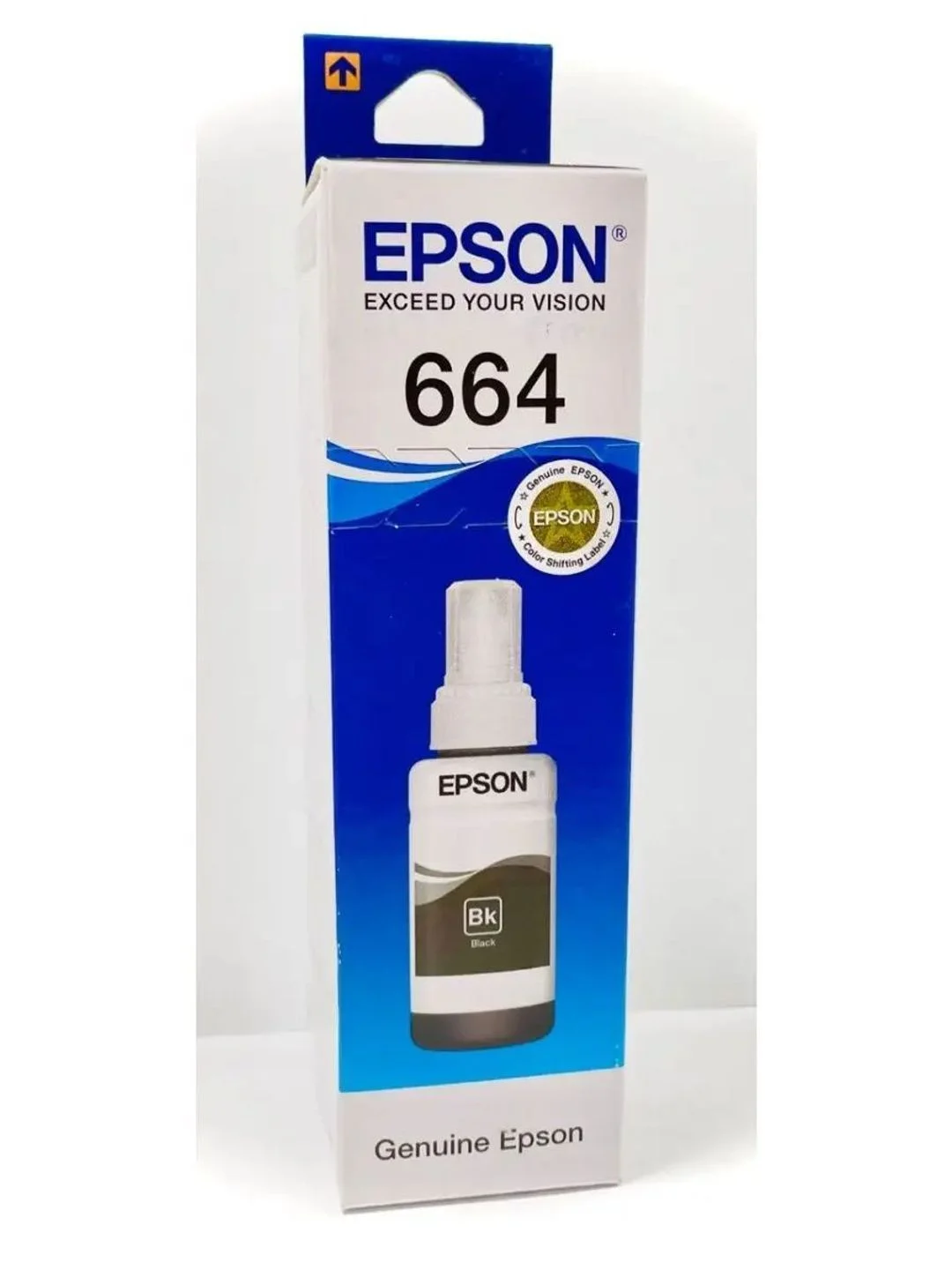 Контейнер с чернилами, чернила Epson T6641 BlackEpson C13T664198, 70 мл., 4500 к., черный