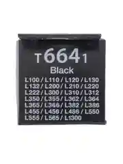 Контейнер с чернилами, чернила Epson T6641 BlackEpson C13T664198, 70 мл., 4500 к., черный