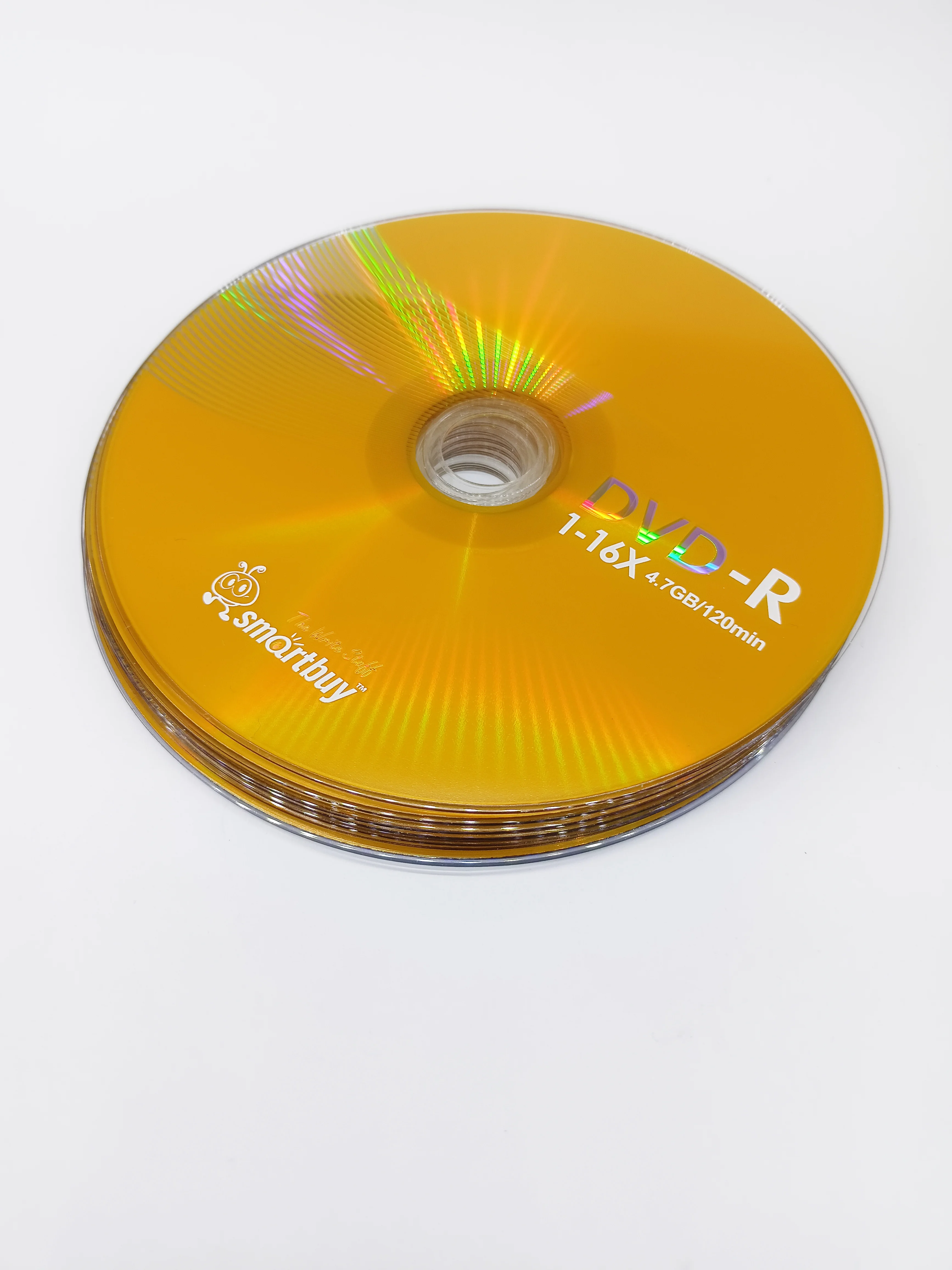 Оранжевый диски DVD-R 4,7 GB 16х 5, 10 шт