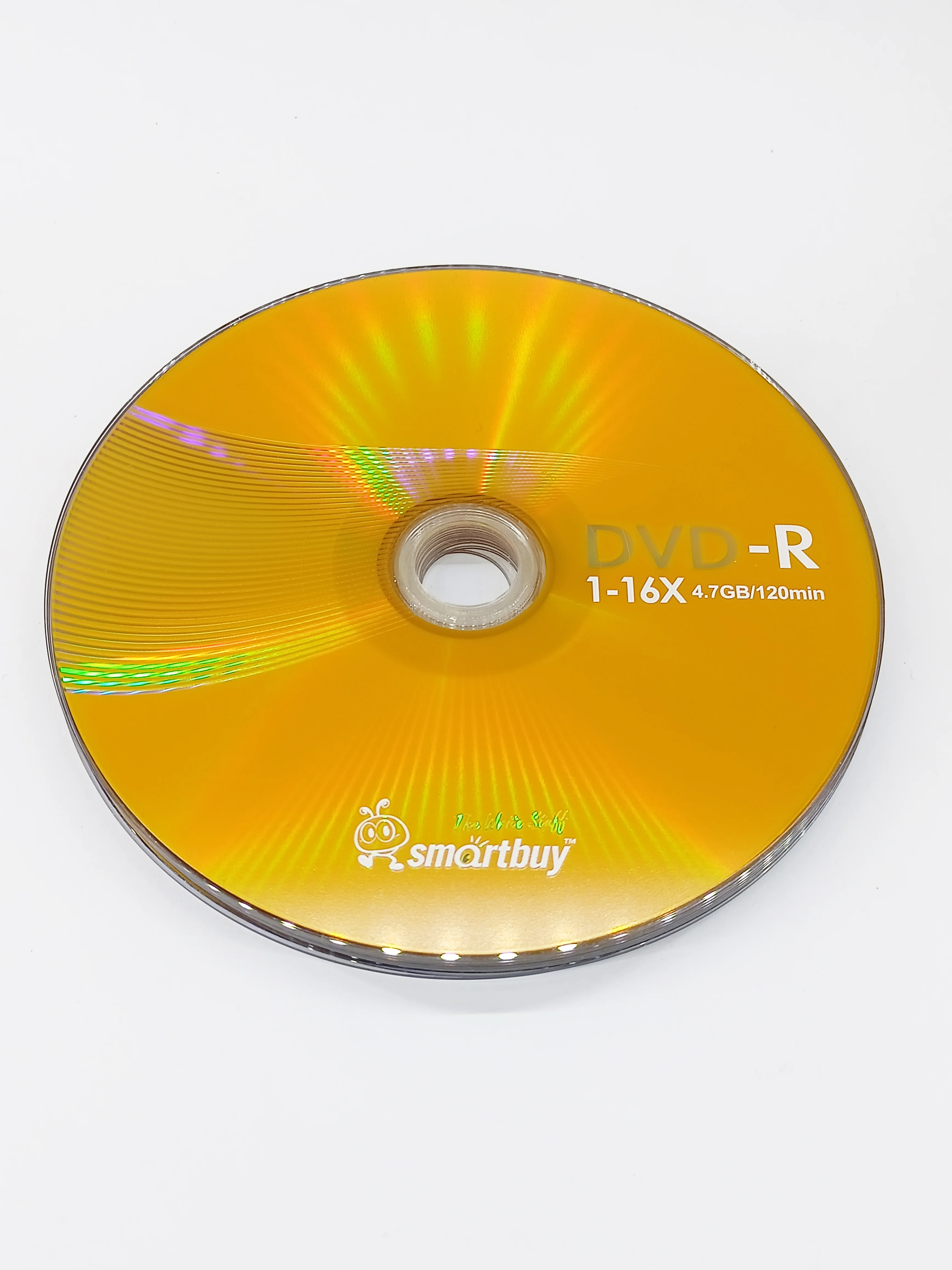 Оранжевый диски DVD-R 4,7 GB 16х 5, 10 шт