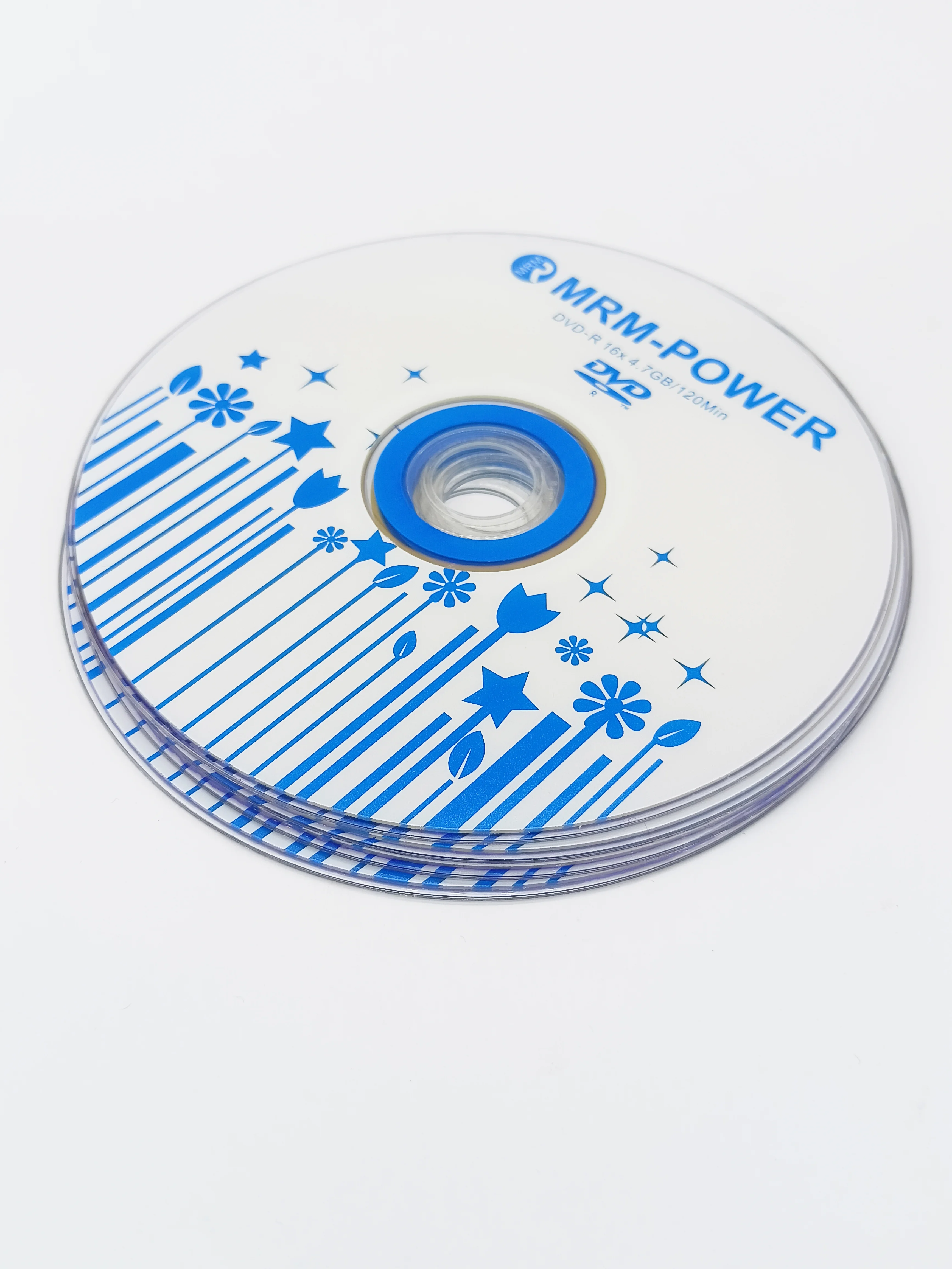 Белый диски DVD-R 4,7 GB 16х 5, 10 шт