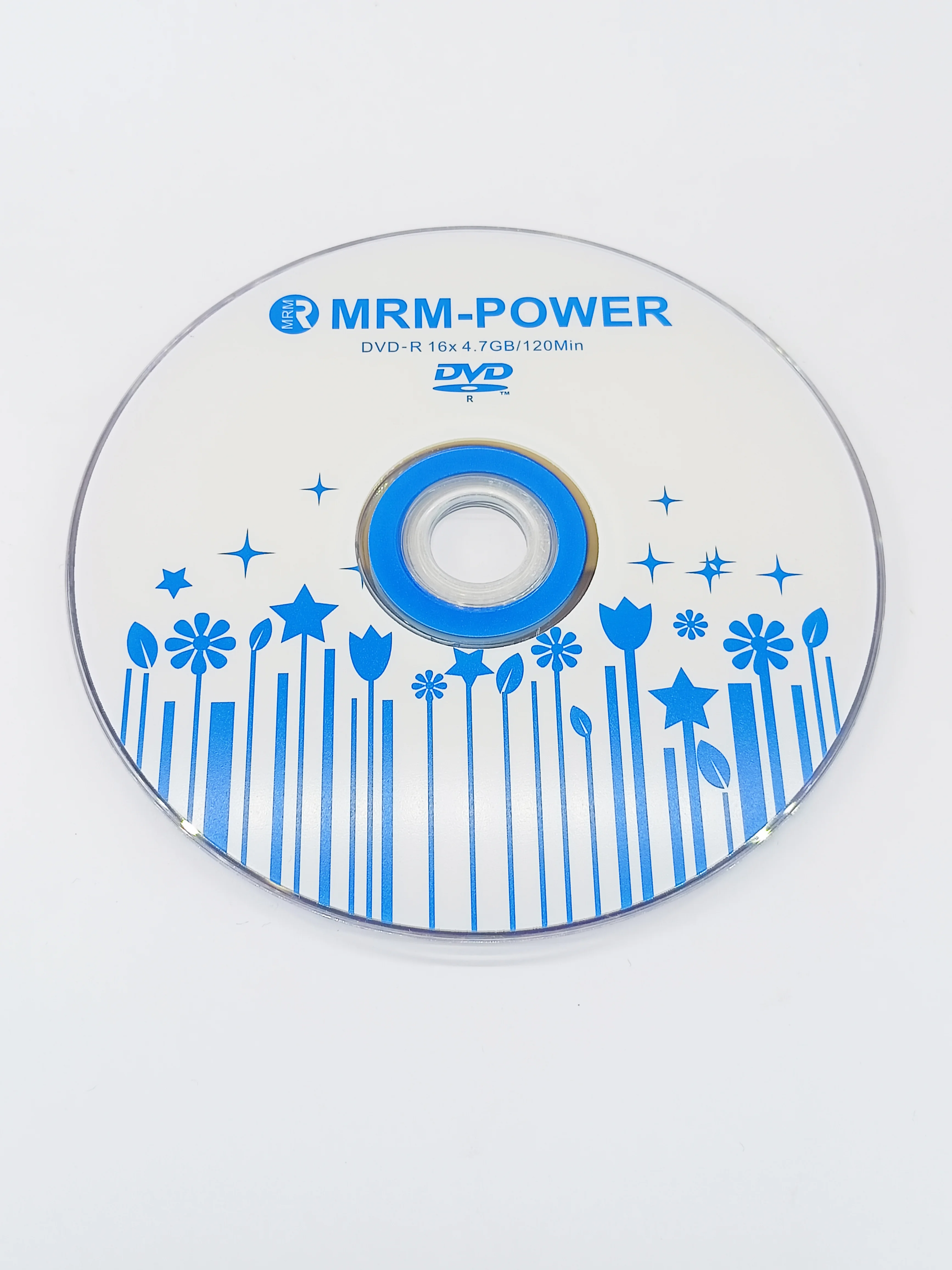 Белый диски DVD-R 4,7 GB 16х 5, 10 шт
