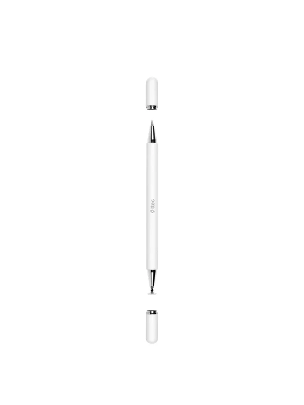 Стилус для Сенсорного Экрана 2-в-1 TTEC TouchPen S 2in1 stylus, белый