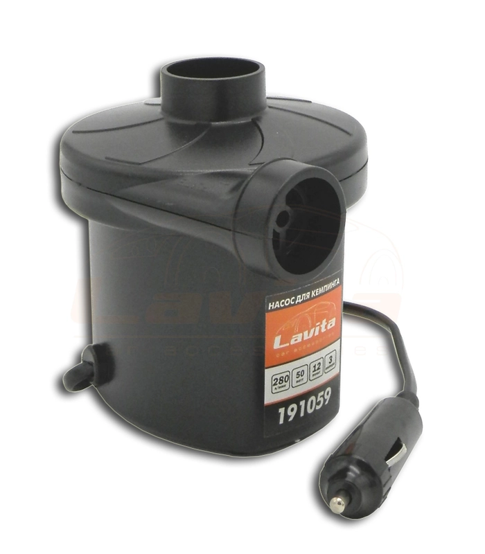 Компрессор12V, 3A, Power: 50W, 0.6 PSI,(L/MIN):280, для кемпинга LAVITA