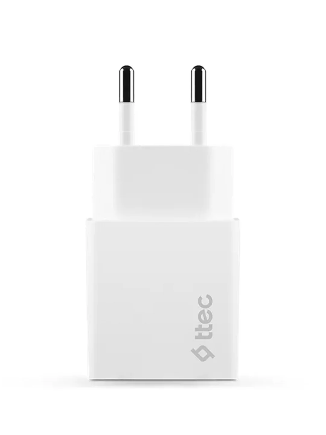 Белый сетевое зарядное устройство TTEC SmartCharger Travel Charger, 2.1 A, с кабелем Micro USB