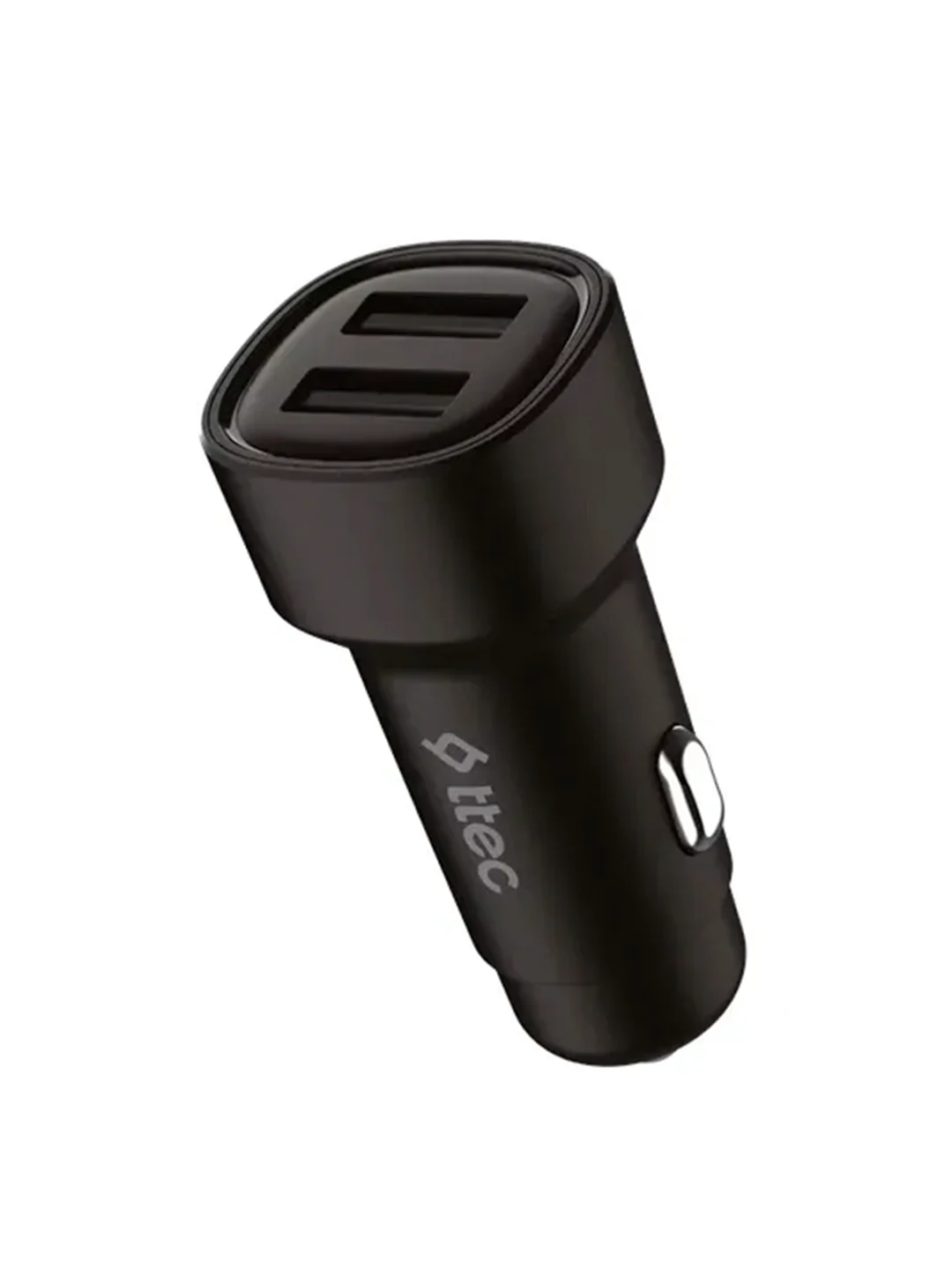 Черный автомобильное зарядное устройство TTEC SmartCharger Duo, 3.1 A, с кабелем Micro USB