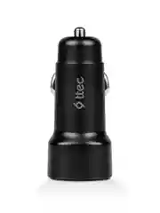 Черный автомобильное зарядное устройство TTEC SmartCharger Duo, 3.1 A, с кабелем Micro USB