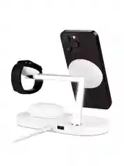 Белый беспроводная зарядная станция 4-в-1 TTEC AirCharger Quattro M, 15 Вт