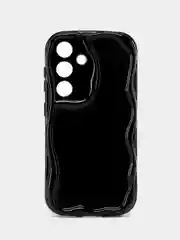 Черный чехол для Samsung Galaxy S25 (Самсунг Галакси С25), противоударный