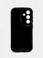Черный чехол для Samsung Galaxy S25 (Самсунг Галакси С25), противоударный