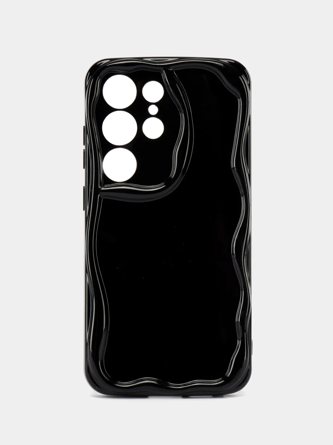 Черный чехол для Samsung Galaxy S25 Ultra (Самсунг Галакси С25 Ультра), противоударный