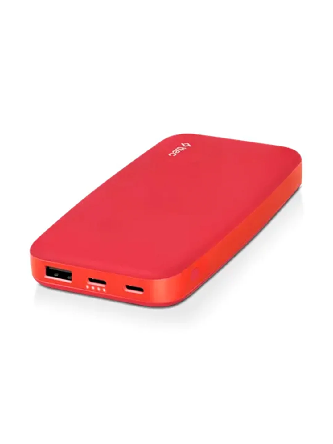 Красный внешний аккумулятор TTEC ChargeUp Powerbank, 10000 mAh