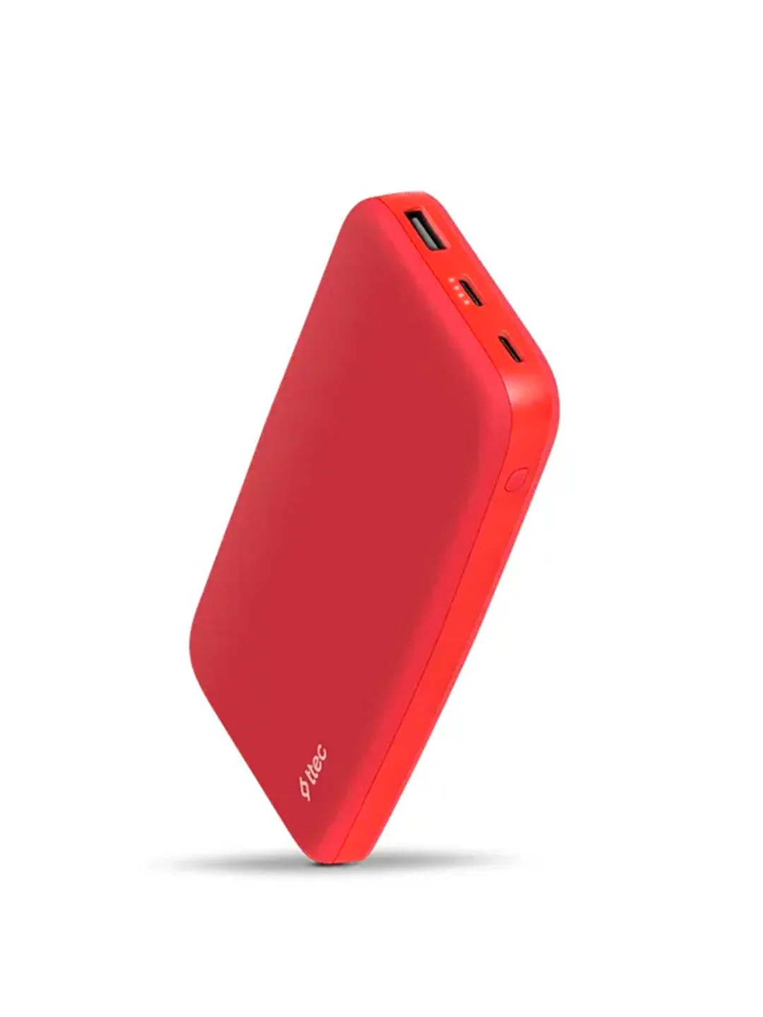 Красный внешний аккумулятор TTEC ChargeUp Powerbank, 10000 mAh