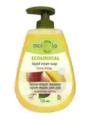 Эко жидкое крем-мыло для рук Molecola, "Солнечное Манго", 550 мл, 9172
