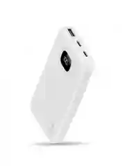 Белый внешний аккумулятор TTEC ChargeUp LCD, 10000 mAh, белый