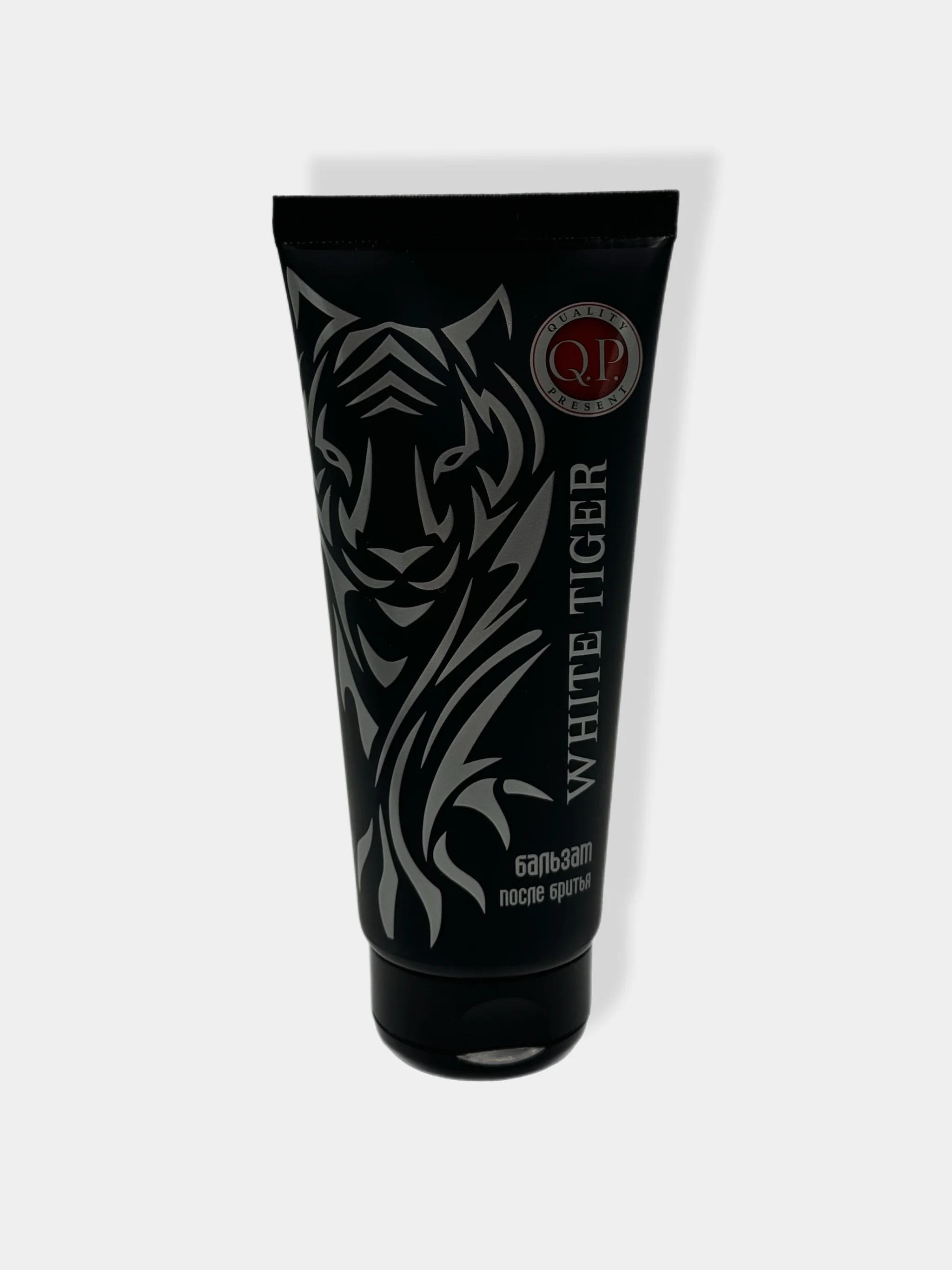 Подарочный набор для мужчин White Tiger/Бальзам после бритья/Гель для душа/Мочалка