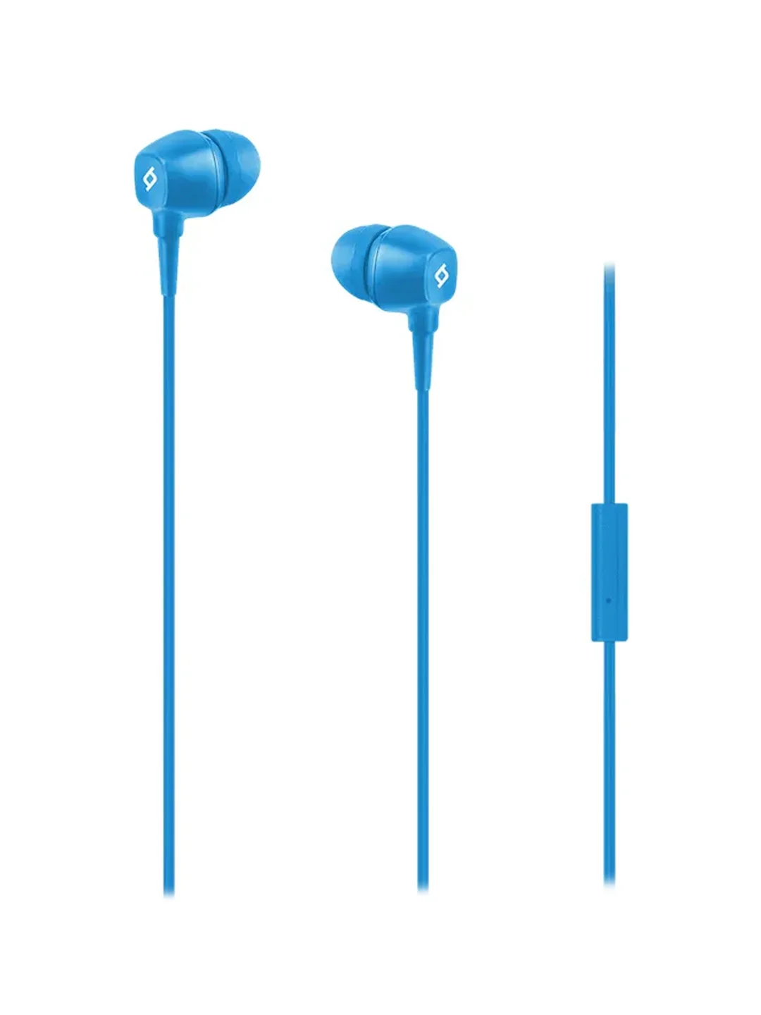 Синий наушники-вкладыши TTEC Pop In-Ear Headphones, с микрофоном, 3.5 мм, синие