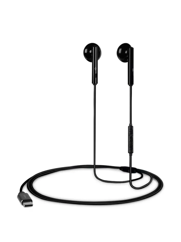 Наушники-вкладыши TTEC Rio 2 USB-C Stereo In-Ear Headset с микрофоном. Цвет: черный