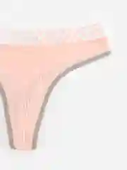 Пудровый женские трусы стринги