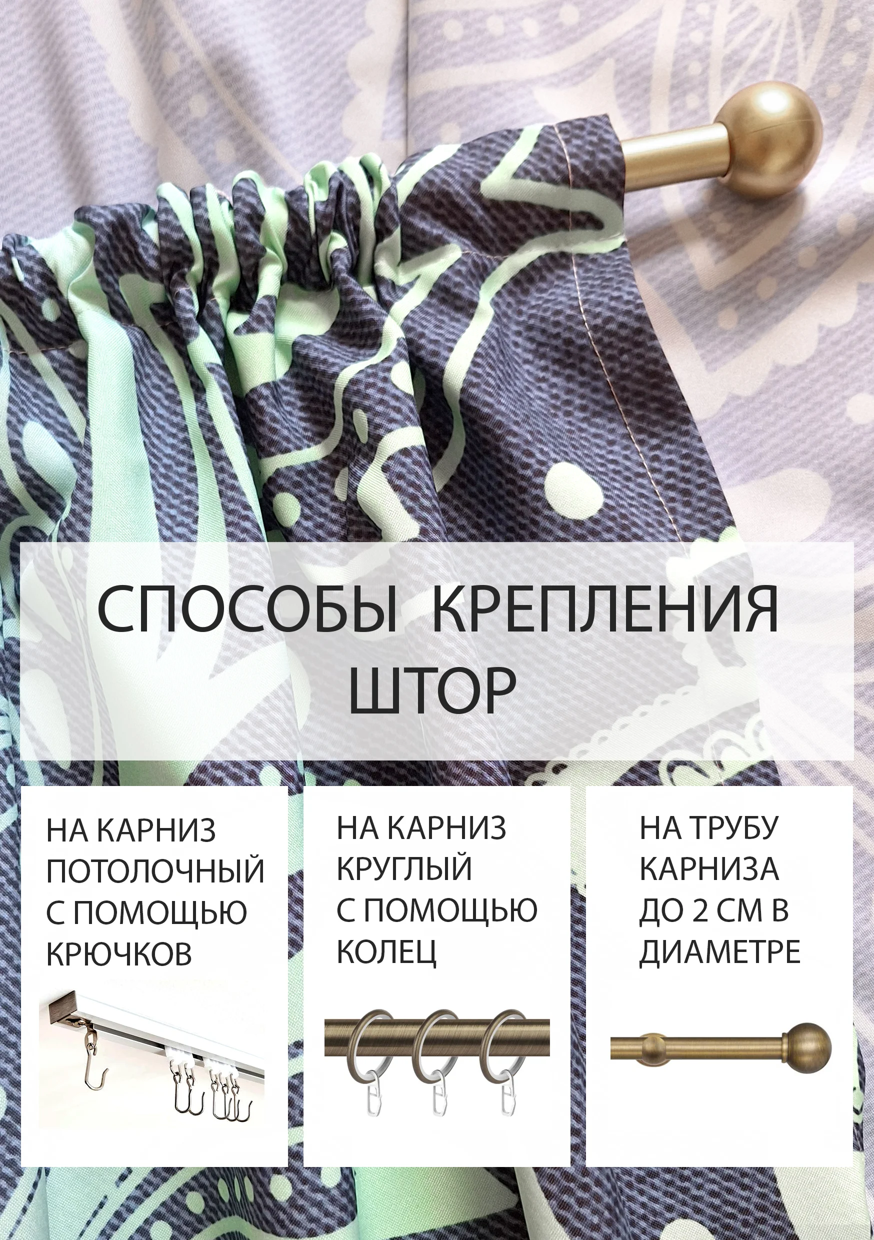 Декоративные шторы IRIS с фотопечатью 2 занавески 145*260 в спальню гостиную дом  71H