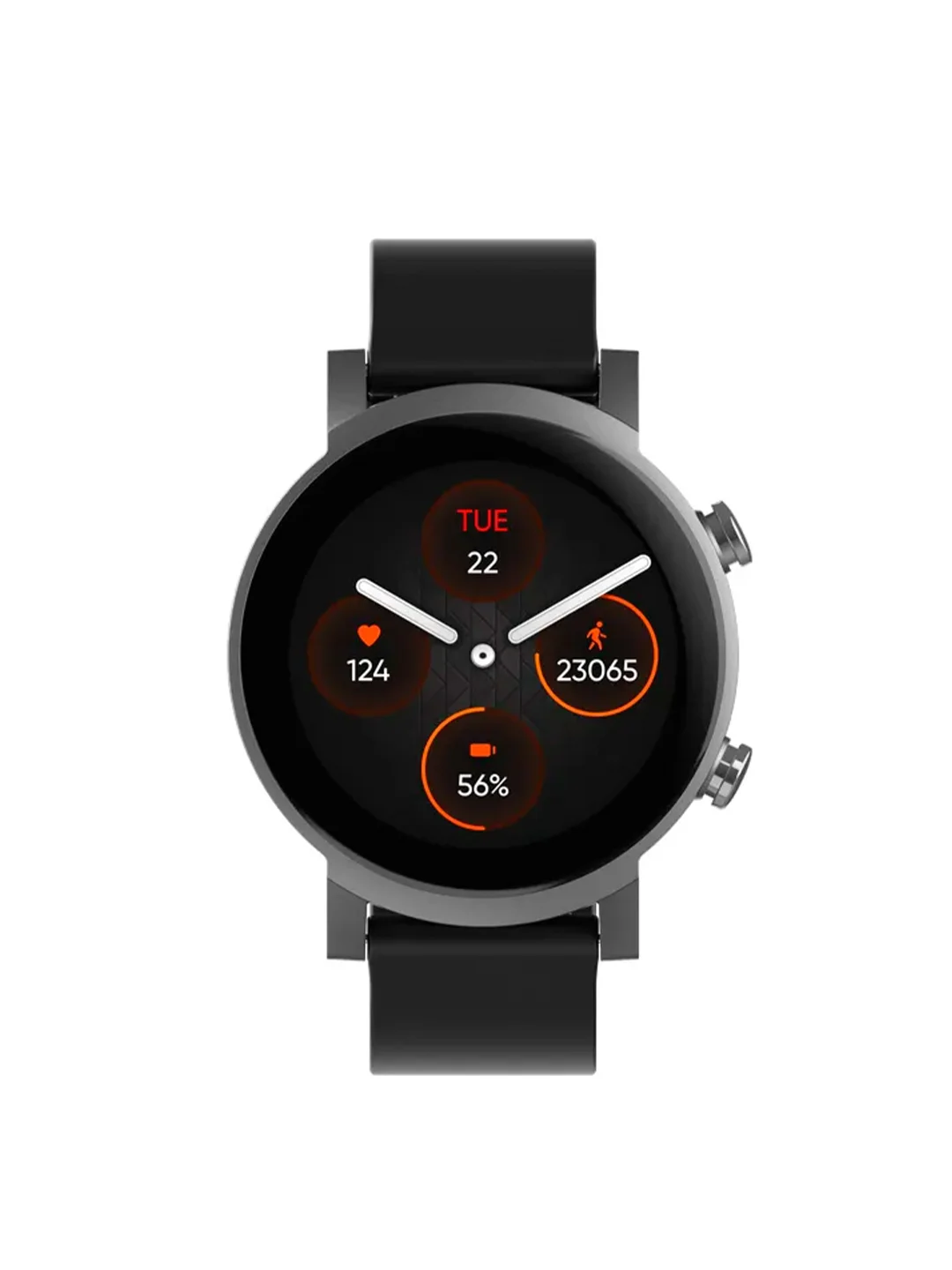 Черный умные часы Ticwatch E3 black, черного цвета