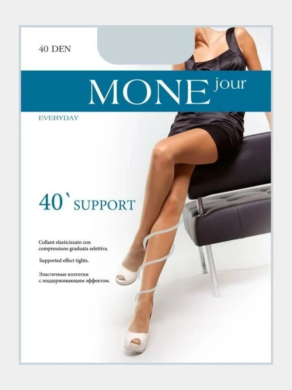 Капроновые колготки Mone jour Support