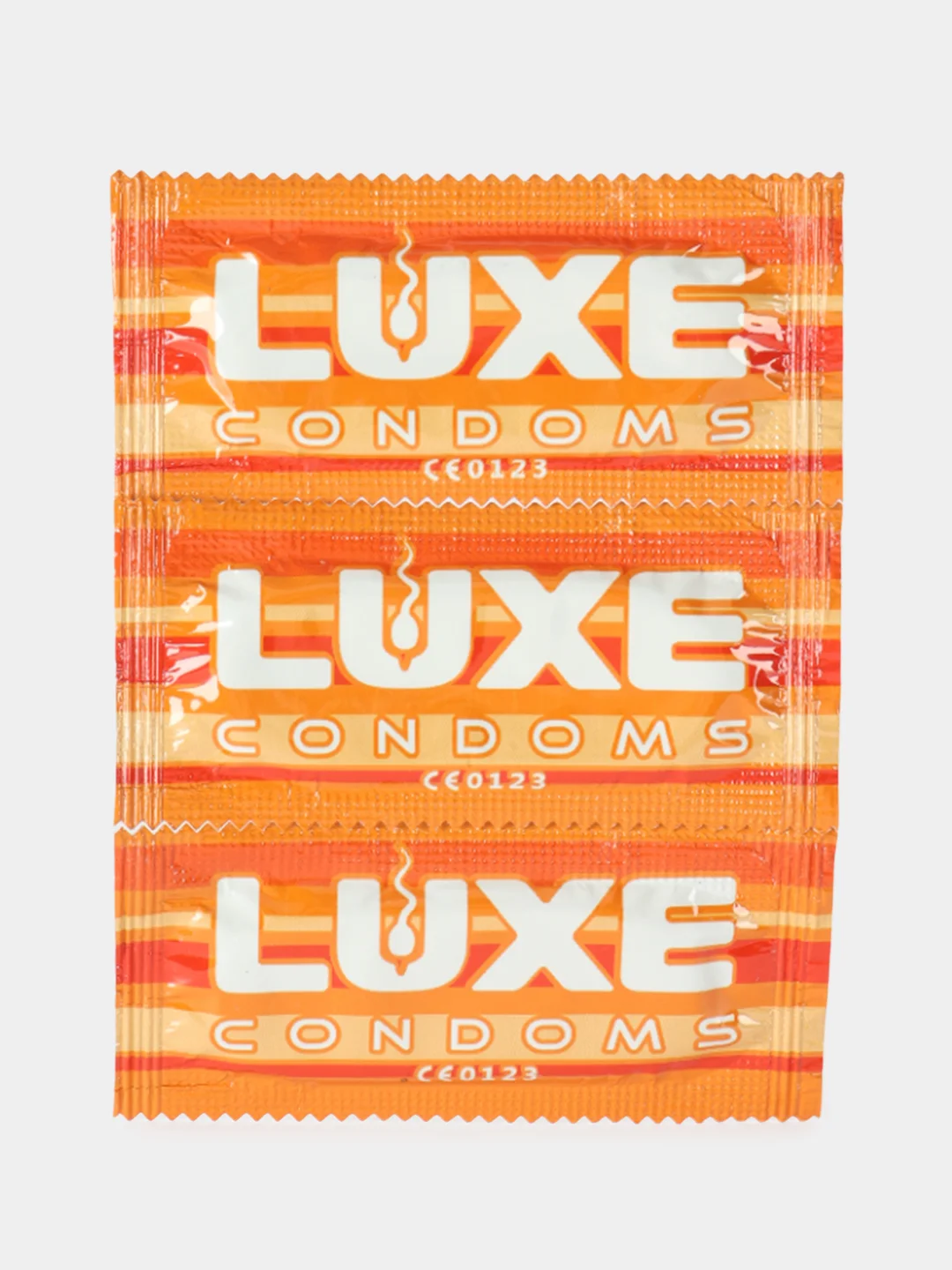 Голубой презервативы "Luxe" с разными ароматами на выбор, 3 шт