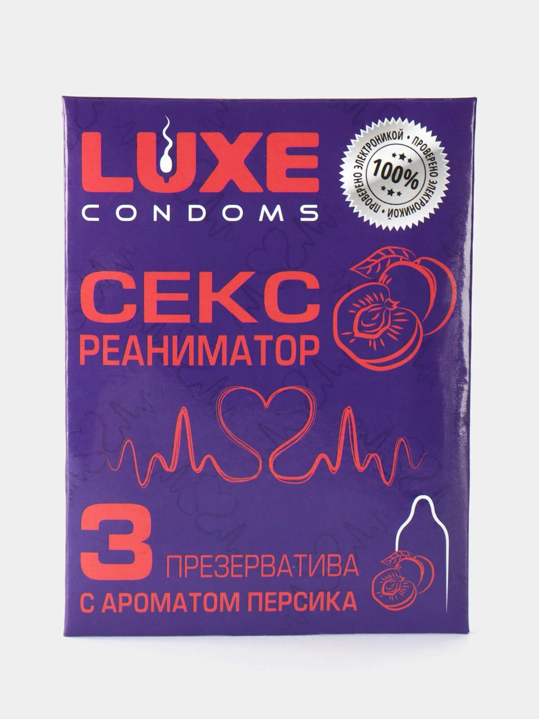 Синий презервативы "Luxe" с разными ароматами на выбор, 3 шт