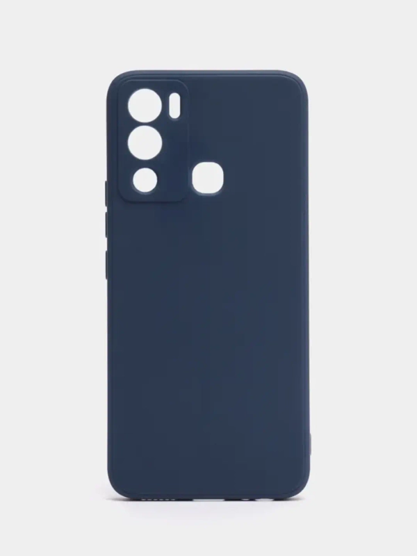 Силиконовый чехол для Infinix Hot 12i (Инфиникс Хот 12 ай), матовый, с защитой камеры