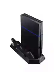 Черный зарядная станция подставка охлаждающая PS4/ProSlim 023B, зарядка для геймпада джойстика