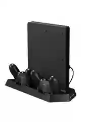 Черный зарядная станция подставка охлаждающая PS4/ProSlim 023B, зарядка для геймпада джойстика