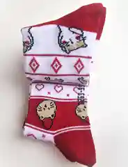 Белый носки стильные подарочные с бантом