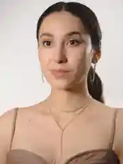 Серебряный цепочка со стразами