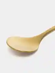 Золотой подарочный набор сувенирных чайных/кофейных ложек с подвесками "Новый год","Рождество"